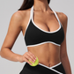 Wholesale Women's Halter Neck Sports Bra – Padded Moisture-Wicking Yoga Gym Fitness Bra