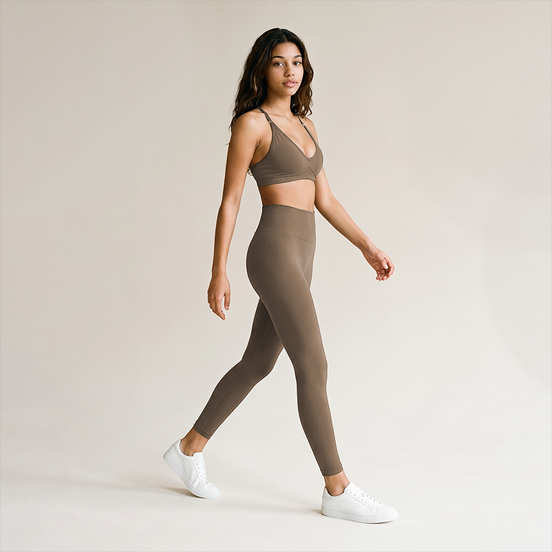 Wholesale Tummy Control High-Waist Sports Bra & Leggings  Yoga Set