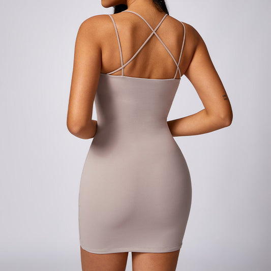 Wholesale Corseted suspenders wrap hip bodycon | Wonderxfans bulk activewear