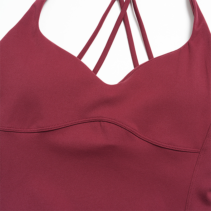 Wholesale Cross Back Tank Top+High Waist pant 2-piece Set