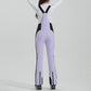 Women's Elastic Waterproof Suspender Ski Pants