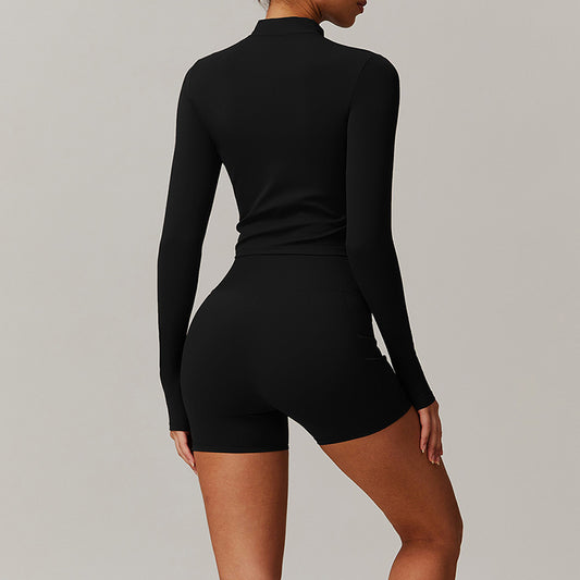 Wholesale Long Sleeve Fitness jacket + | Wonderxfans bulk activewear