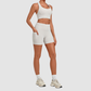 Wholesale Women’s Racerback Sports Bra & High-Waist Biker Shorts Yoga Set