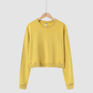 Wholesale solid color cotton short round neck sweatshirt