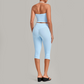 Wholesale Women's Halter Neck Yoga Set – High Elasticity Capri Pants Fitness Activewear