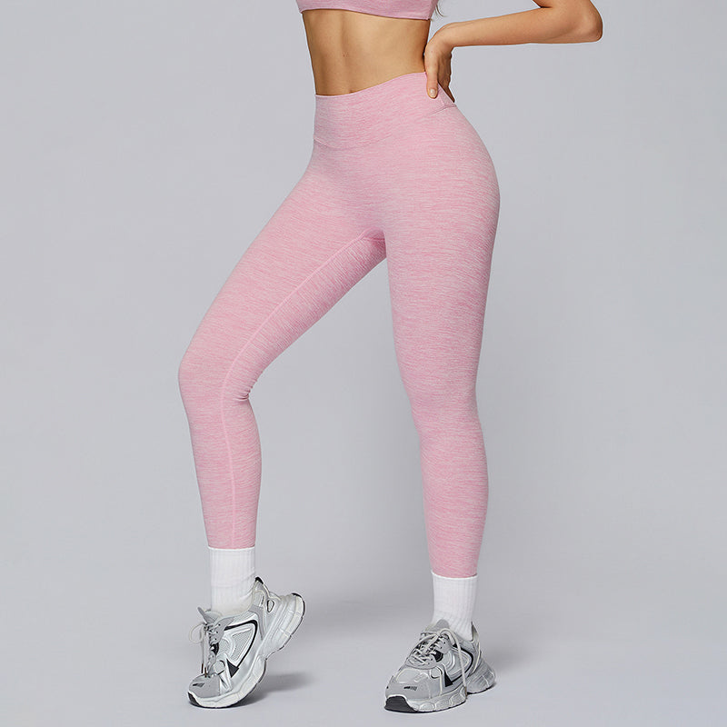 High-waisted quick-drying sports trousers