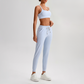 Wholesale Naked-Feel Open-Back Sports Bra & High-Waist Jogger Pants Set – Sculpting Yoga 2-Piece