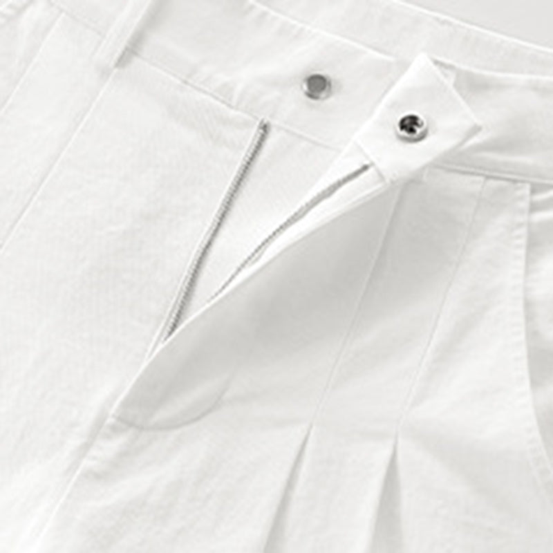 Wide-leg casual pants