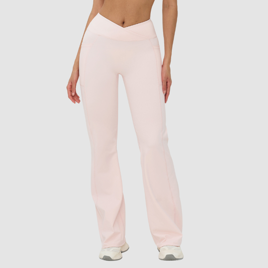 Wholesale women's solid color flared pants | Wonderxfans bulk activewear