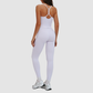 Wholesale yoga tank top with bra pads + leggings