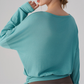 Wholesale V-Neck Batwing Sleeve Yoga Cover-up – Loose Drawstring T-Shirt