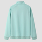 Wholesale Unisex Half-Zip Stand Collar Long Sleeve Sweatshirt