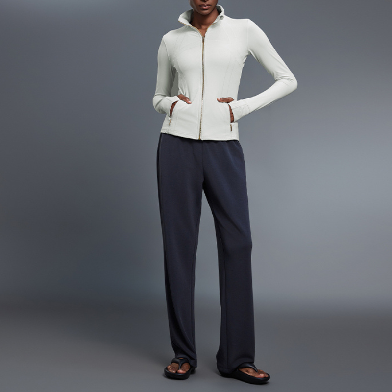 Women's Stand Collar Zip-Up Yoga Jackets