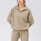 Wholesale Women's Half-Zip Pullover Sports Sweatshirt – Relaxed Fit Outdoor Running Jacket