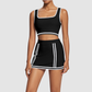 Wholesale contrast color tennis skirt set and safety shorts