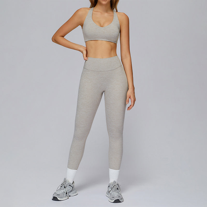 SPORTS BRA + HIGH WAIST LEGGINGS 2-PIECE SET