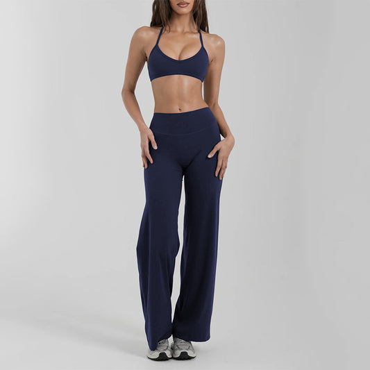 Wholesale Halter-neck backless bra + loose | Wonderxfans bulk activewear