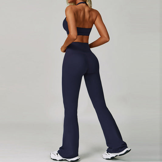 Wholesale Halter Sports Bra + High-waisted | Wonderxfans bulk activewear