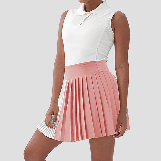 Wholesale Women's Casual Breathable Tennis Skirt Set – Stylish and breathable tennis skirt set