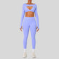 Naked Feel Sports Bra+long sleeve jacket+Legging 3-Piece Set