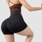 Wholesale High Waist Butt-Lifting Denim Yoga Shorts