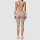 Wholesale Women's Sports Bra and Mid-Length Shorts Set – Brushed Peach-Lift Yoga Set
