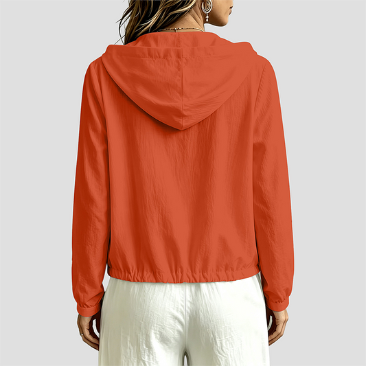Wholesale Women's Fashion Casual Button Hooded Long Sleeve Shirt – European style fashion casual shirt