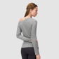 Wholesale Women's Lyocell Off-Shoulder Long-Sleeve Yoga Top