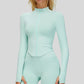 Wholesale Seamless Quick-Dry Long Sleeve Full | Wonderxfans bulk activewear