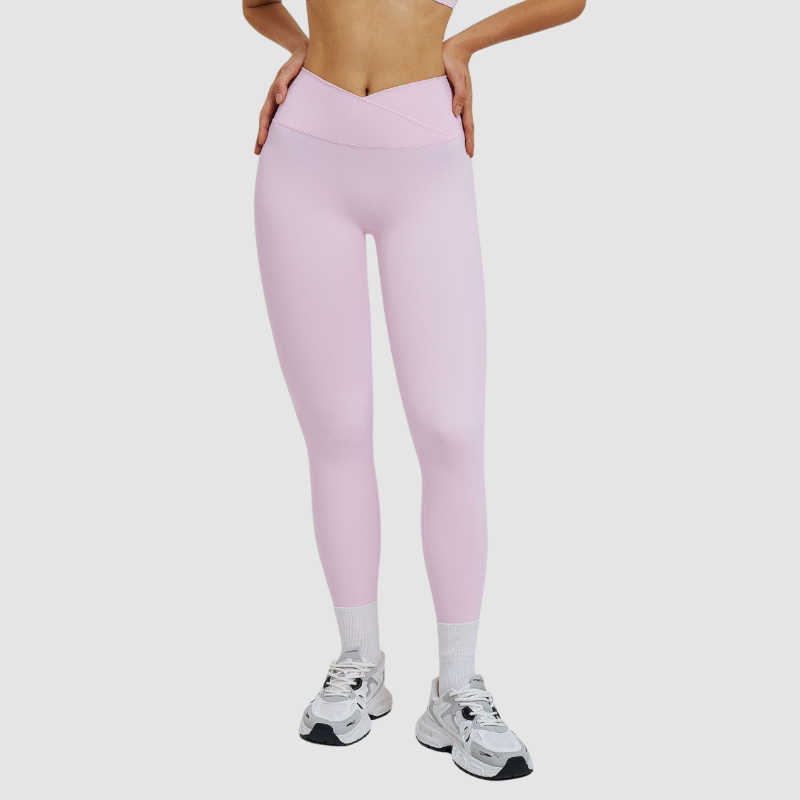 Wholesale high-waisted cross-waist leggings