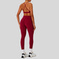 Wholesale Strap sports bra+high-waisted leggings 2-piece | Wonderxfans bulk activewear