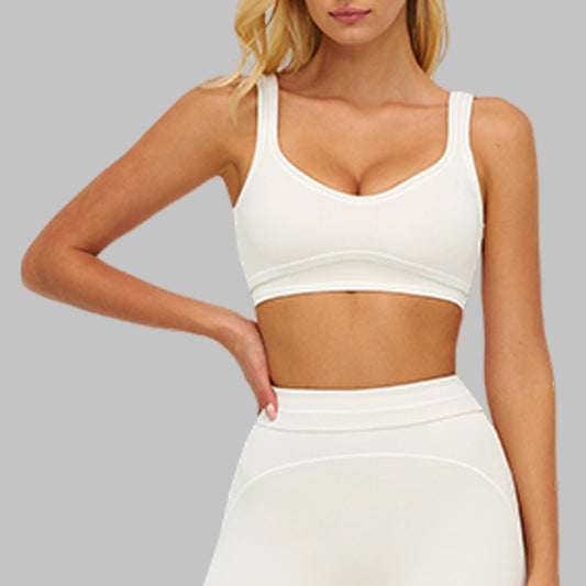 Wholesale Contrasting bra with removable bra | Wonderxfans bulk activewear