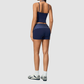 Wholesale Women’s Polka-Dot Racerback Tank & Shorts Yoga Set
