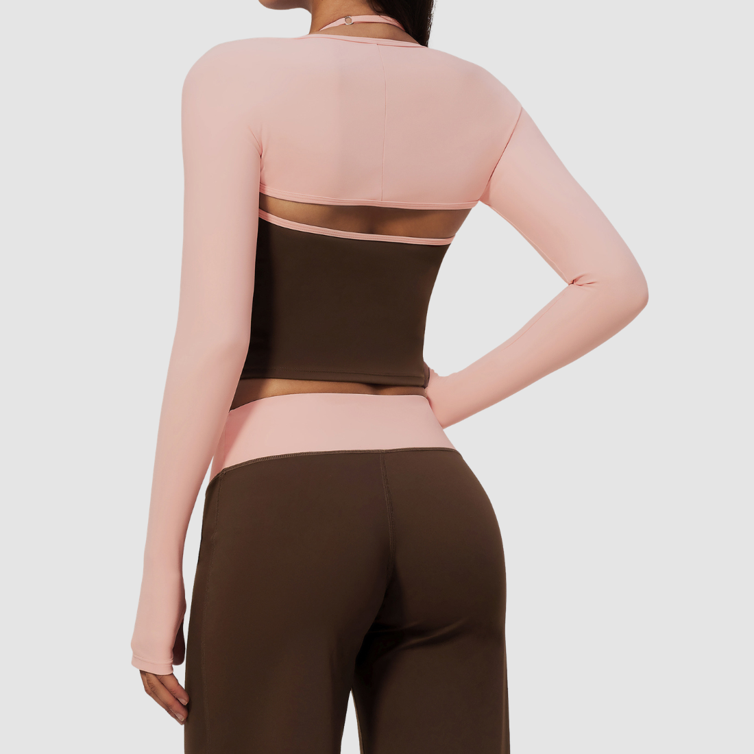 Wholesale Women’s Open-Back Yoga Shrug – Quick-Dry Long Sleeve