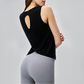 Wholesale Women's Lightweight Open-Back Sports Tank Top with Chest Pad