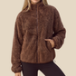 Wholesale Activewear Thick Stand-Collar Zip Pocket Outdoor Jacket