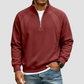 Wholesale Unisex Half-Zip Stand Collar Long Sleeve Sweatshirt