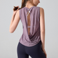 Wholesale Lightweight and Breathable Pilates Yoga Cover-up Sleeveless Sports Tank Top