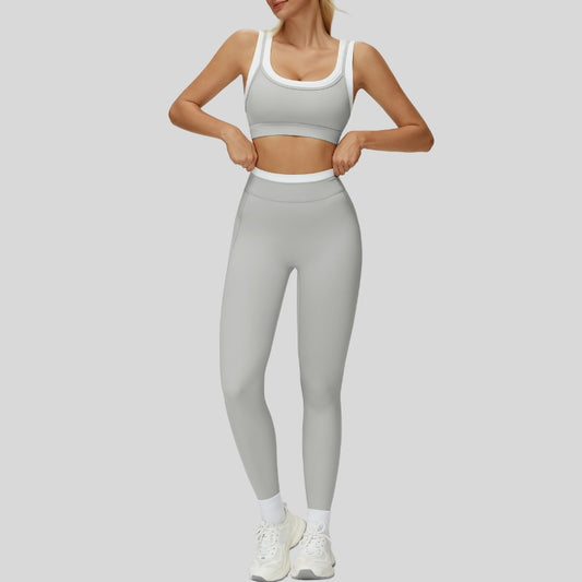 Wholesale Contrast color sports bra + | Wonderxfans bulk activewear