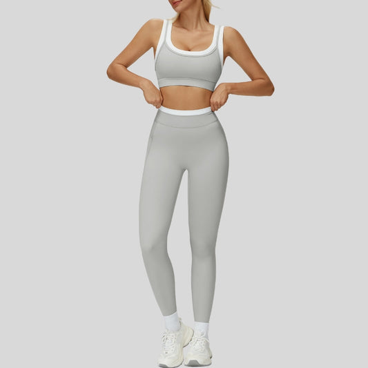 Wholesale Contrast color sports bra + | Wonderxfans bulk activewear