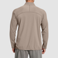 Wholesale Men's Mock Neck Long Sleeve Athletic Jacket – Moisture-Wicking Gym Fitness Training Outerwear