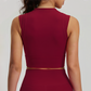 Wholesale sleeveless high neck sports vest