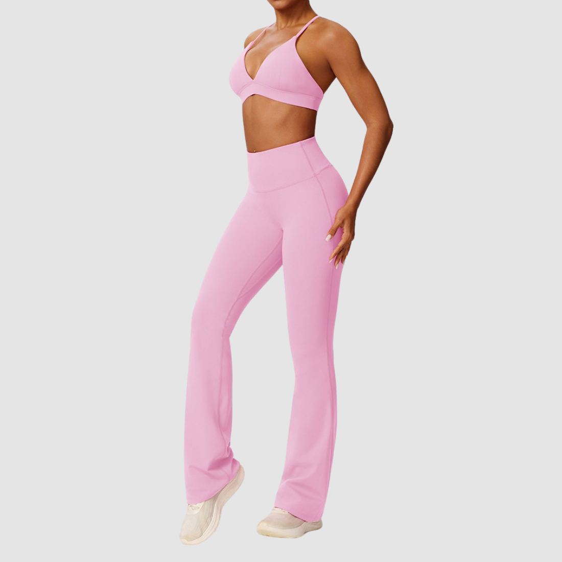 Wholesale Women's High-Stretch Breathable Yoga Three-Piece Set