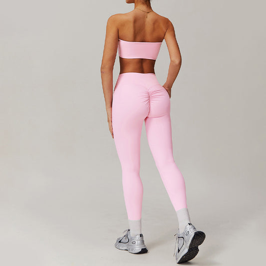 Wholesale Nude tube top with sports | Wonderxfans bulk activewear