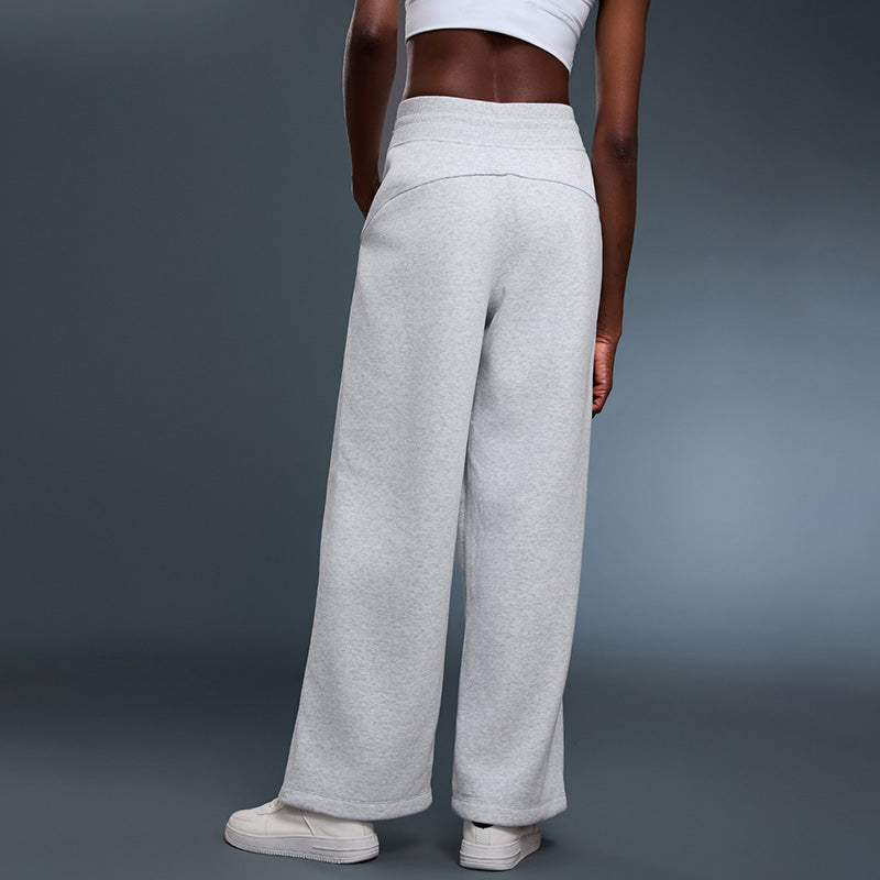 Fleece-Lined Straight Leg Pants