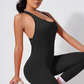 Yoga Bodycon V-neck Sports Jumpsuit