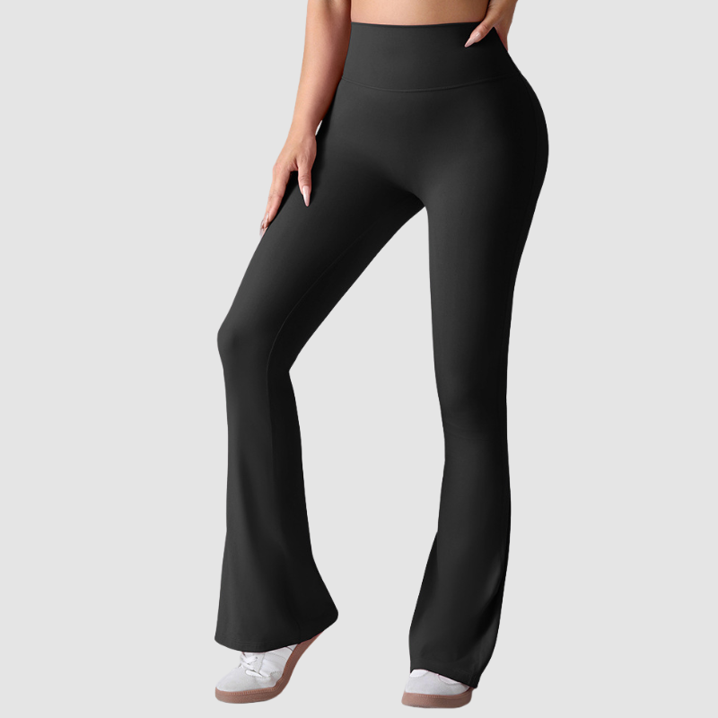 Wholesale High waist quick-dry Flared Leg pants