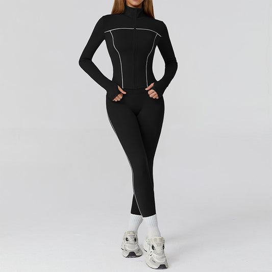 Wholesale Long Sleeve Full Zipper Jacket | Wonderxfans bulk activewear