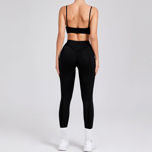 Breathable Yoga Bra + High-waisted Legging 2 Pieces Set