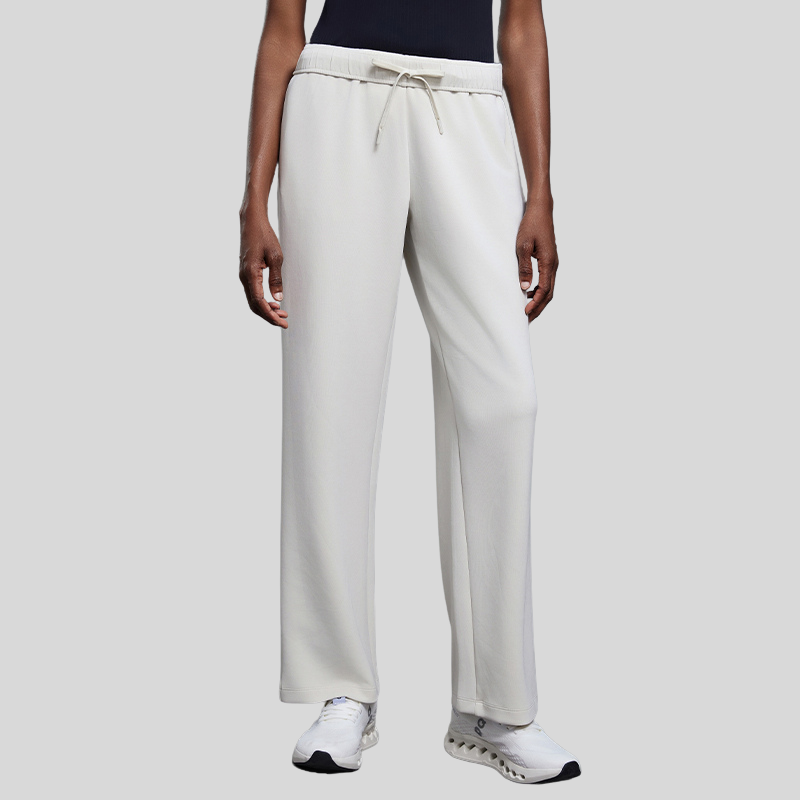 Women's high-waisted straight-leg pants